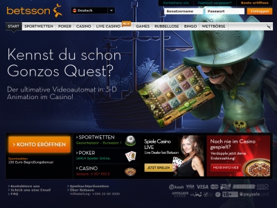 Casinobonus Betsson