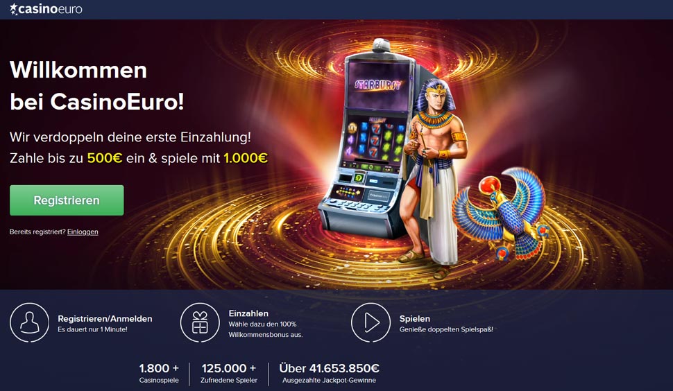 CasinoEuro Bonus Start