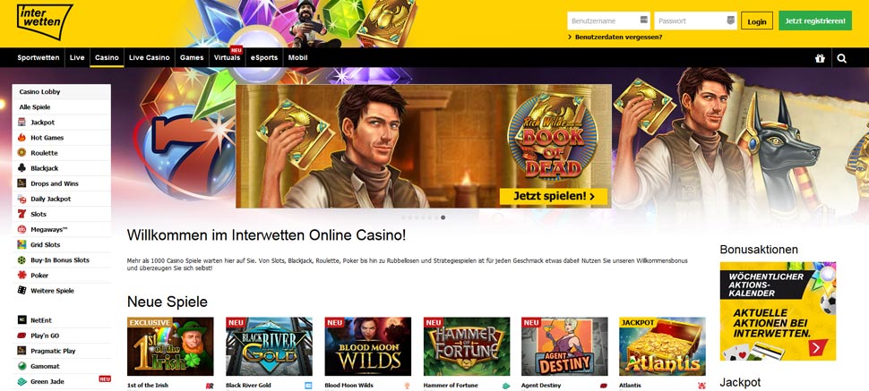 Interwetten Casino Vorschau