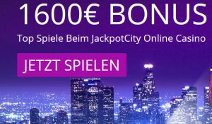 Jackpot City Casino Bonus - 1.600€