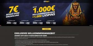 LvBet Vorschau Bonus