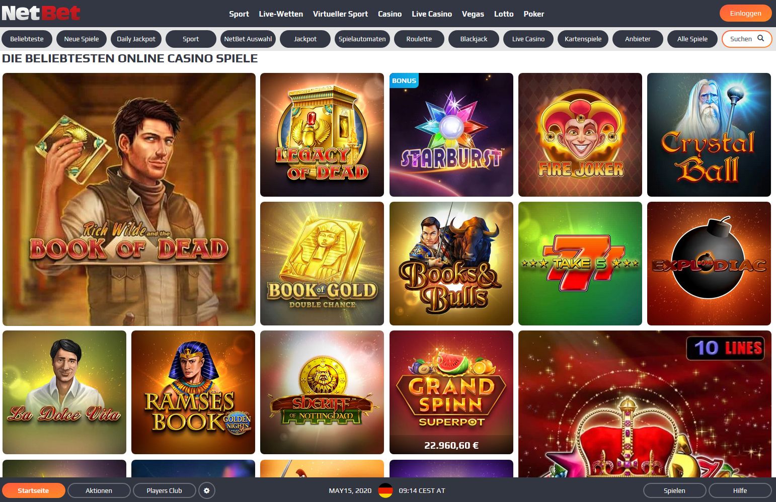 NetBet Casino Vorschau