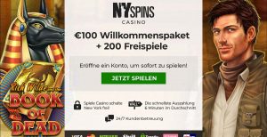 NYSpins Casino Bonus Vorschau