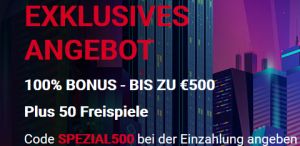 500€ Pokerstars Casino Bonus