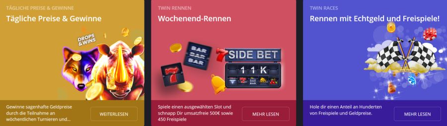 Twin Casino Promotionen